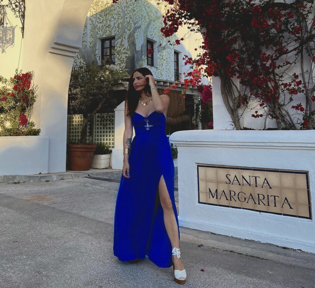 Imagen de Isabel Sanz durante sus días en Marbella (Instagram)