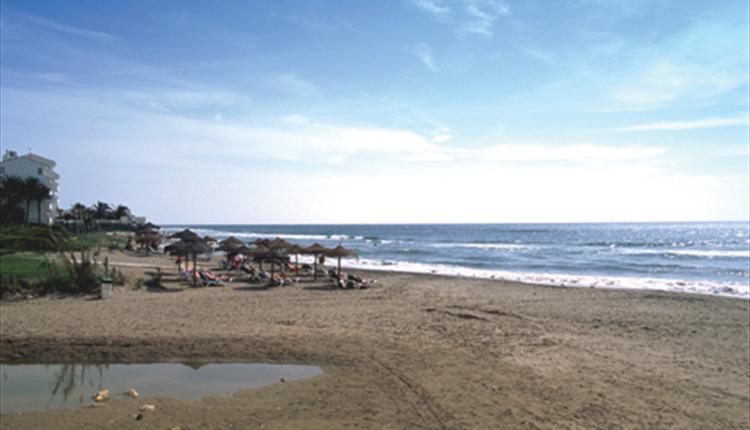Imagen de la playa de las Cañas (Diputación de Málaga)